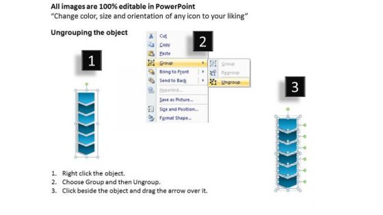 Vertical Six Steps Of Process Business Plan Form PowerPoint Slides