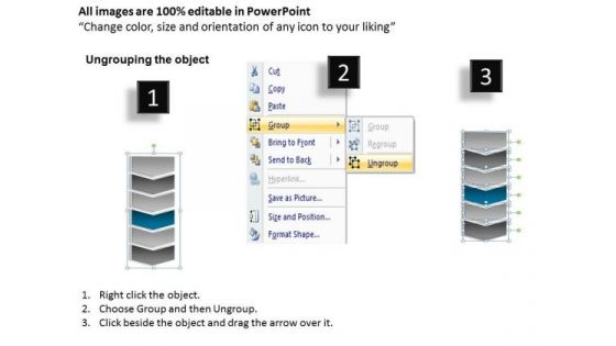 Vertical Six Steps Of Process Making Business Plan Template PowerPoint Slides