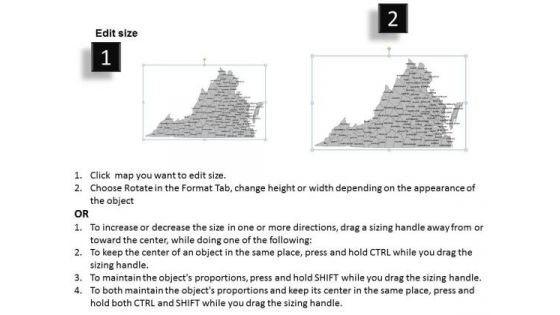 Virginia PowerPoint Maps