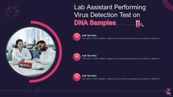 Virus Assistant Performing Concentration Determining Security Powerpoint Ppt Template Bundles