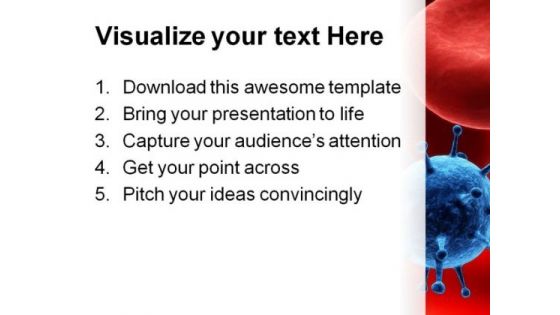 Virus Medical PowerPoint Template 1110