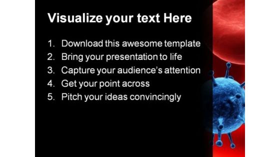 Virus Medical PowerPoint Template 1110