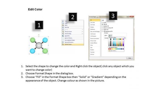 Visual Representation Of Four Diverging Factors Arrows Chart Software PowerPoint Templates