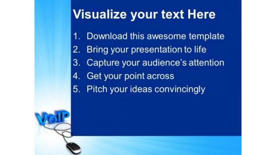Volp With Mouse PowerPoint Templates And PowerPoint Themes 0912
