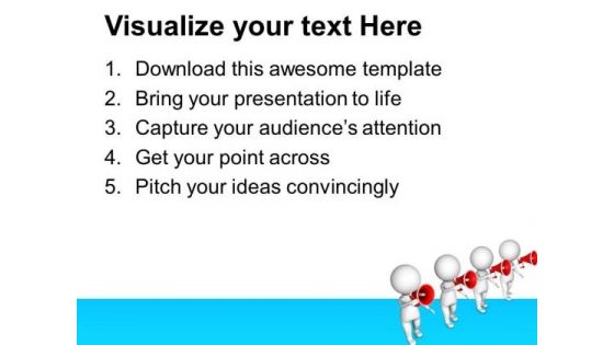 Wait For The Right Information PowerPoint Templates Ppt Backgrounds For Slides 0813