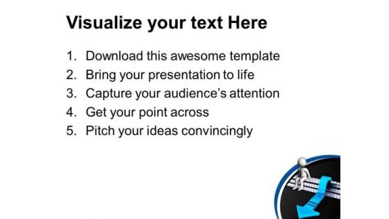 Wait For The Right Move PowerPoint Templates Ppt Backgrounds For Slides 0713