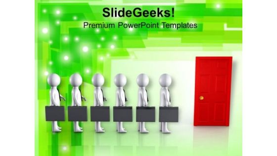 Wait For The Right Opportunity PowerPoint Templates Ppt Backgrounds For Slides 0613