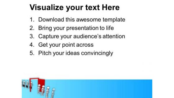 Wait For Your Turn PowerPoint Templates Ppt Backgrounds For Slides 0513