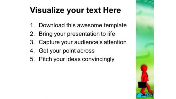 Walk On Tried And Tested Path PowerPoint Templates Ppt Backgrounds For Slides 0713