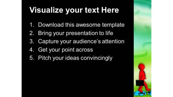 Walk On Tried And Tested Path PowerPoint Templates Ppt Backgrounds For Slides 0713