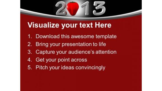 Warm Welcome Of New Year PowerPoint Templates Ppt Backgrounds For Slides 0413