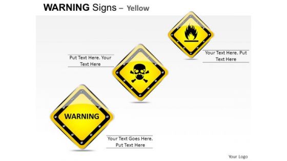 Warning Materials Warning Signs PowerPoint Slides And Ppt Diagram Templates