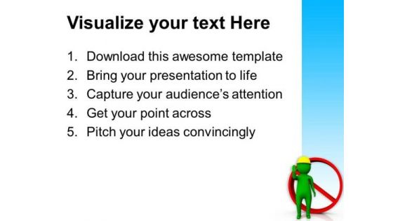 Watch Interdiction Sign PowerPoint Templates Ppt Backgrounds For Slides 0713