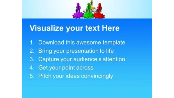 Watch Out For Gearing Position PowerPoint Templates Ppt Backgrounds For Slides 0713