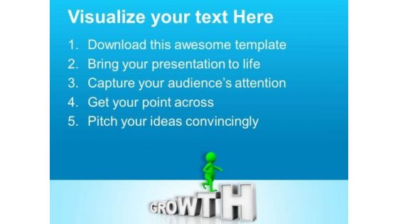 Watch The Business Growth PowerPoint Templates Ppt Backgrounds For Slides 0713