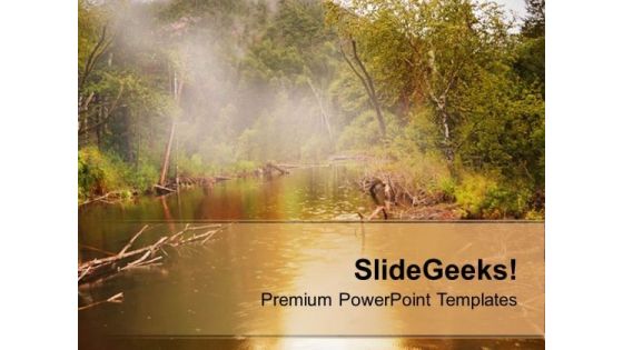 Water And Forest In Background PowerPoint Templates Ppt Backgrounds For Slides 0613 Water And Forest In Background PowerPoint Templates Ppt Backgrounds For Slides 0613