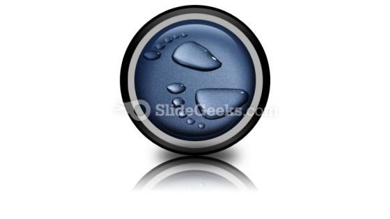 Water Footprint PowerPoint Icon Cc