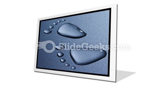Water Footprint PowerPoint Icon F