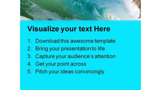 Wave01 Nature PowerPoint Templates And PowerPoint Backgrounds 0811