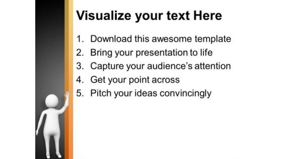 Wave Your Hand For Showing Gratitude PowerPoint Templates Ppt Backgrounds For Slides 0613