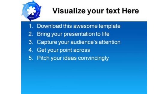 Way To Success Business PowerPoint Template 0910