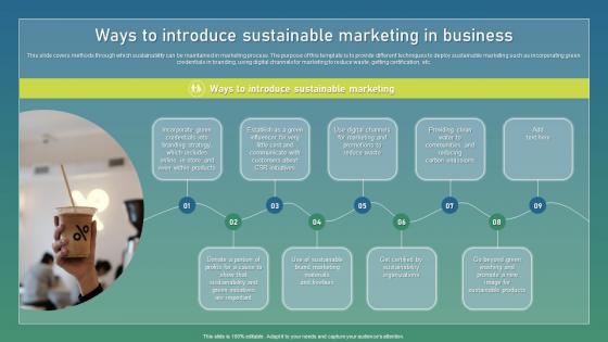 Ways To Introduce Sustainable Strategic Guide For Sustainable Ideas Pdf Ways To Introduce Sustainable Strategic Guide For Sustainable Ideas Pdf