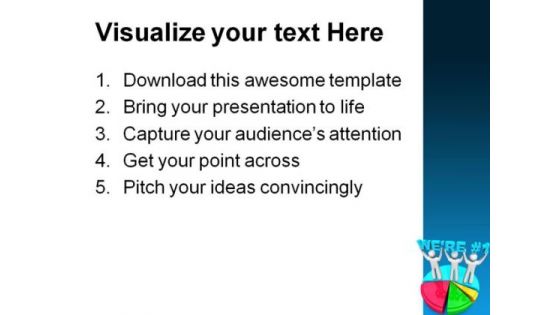 We Are Number One Business PowerPoint Backgrounds And Templates 0111