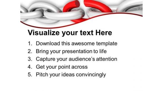 Weak Link Business PowerPoint Templates And PowerPoint Themes 0412