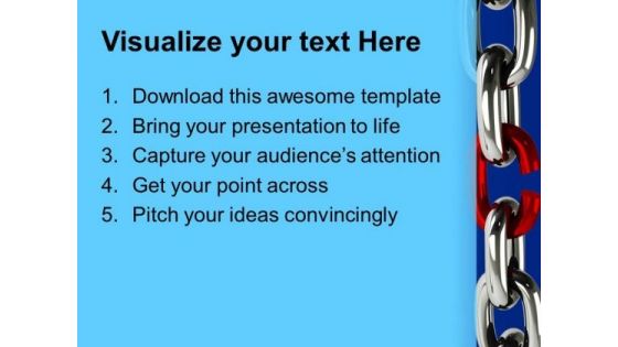Weakest Link01 Chains PowerPoint Templates And PowerPoint Themes 0512