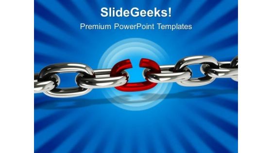 Weakest Link01 Chains PowerPoint Templates And PowerPoint Themes 0512