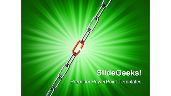 Weakest Link Business PowerPoint Templates And PowerPoint Backgrounds 0511