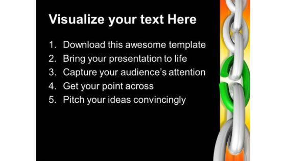 Weakest Link Chain Business PowerPoint Templates And PowerPoint Themes 0312