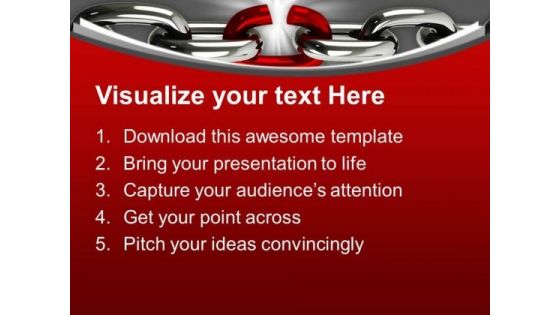 Weakest Link In The Chain Business PowerPoint Templates Ppt Backgrounds For Slides 1212