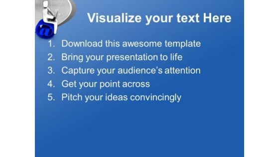 Web And E Mail Are New Address Technology PowerPoint Templates Ppt Backgrounds For Slides 0413