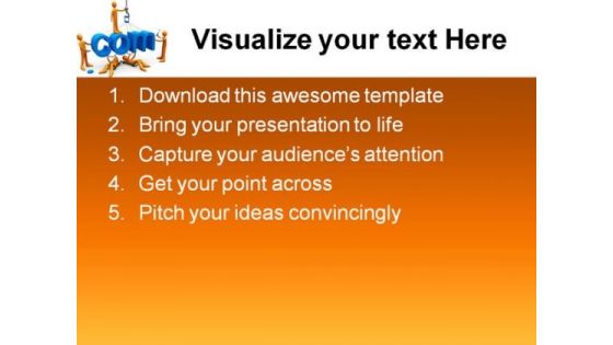 Web Design Internet PowerPoint Template 0810