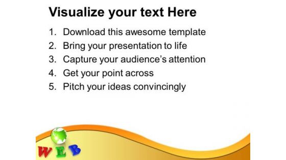 Web Search Image With Globe PowerPoint Templates Ppt Backgrounds For Slides 0213