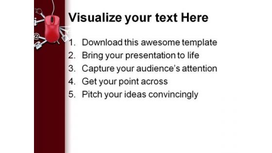 Web Services Interent PowerPoint Themes And PowerPoint Slides 0411