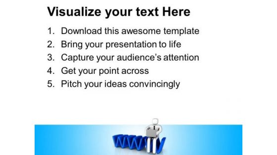 Website Is The New Address Of Business PowerPoint Templates Ppt Backgrounds For Slides 0513