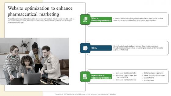 Website Optimization Enhance Pharmaceutical Promotional Strategies To Drive Business Sales Ideas Pdf
