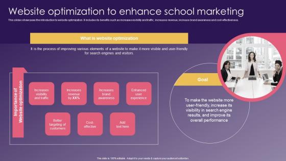 Website Optimization Enhance School Promotion Strategies To Increase Enrollment Introduction Pdf Website Optimization Enhance School Promotion Strategies To Increase Enrollment Introduction Pdf