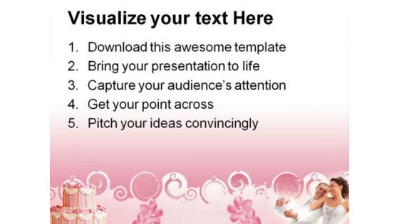Wedding Cake Family PowerPoint Templates And PowerPoint Backgrounds 0211