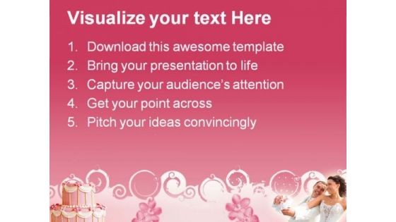 Wedding Cake Family PowerPoint Templates And PowerPoint Backgrounds 0211