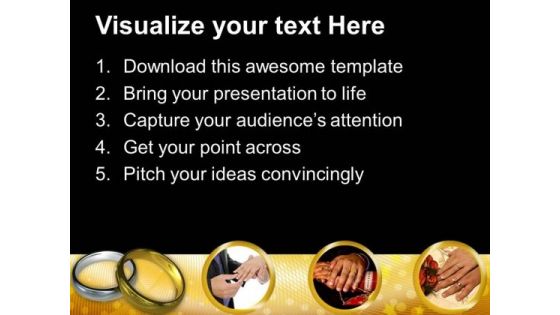 Wedding Ring Beauty PowerPoint Templates And PowerPoint Themes 1112