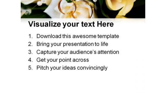 Wedding Rings Events PowerPoint Themes And PowerPoint Slides 0411