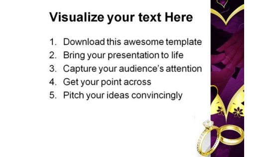 Wedding Rings People PowerPoint Templates And PowerPoint Backgrounds 0311