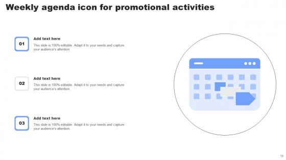 Weekly Agenda Ppt Powerpoint Presentation Complete Deck With Slides