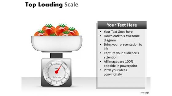 Weighing Tomatoes PowerPoint Slides And Weighing Scale Ppt Templates
