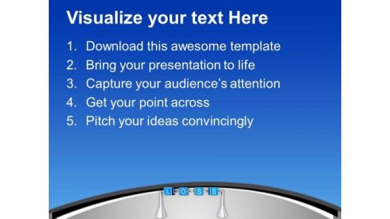 Weight Loss Is A Long Process PowerPoint Templates Ppt Backgrounds For Slides 0513