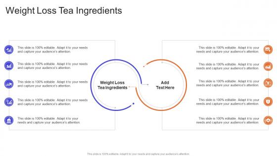 Weight Loss Tea Ingredients In Powerpoint And Google Slides Cpb