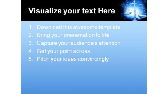 Weight Scale Law PowerPoint Templates And PowerPoint Backgrounds 0311